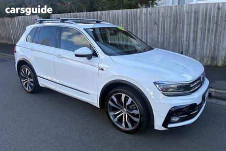 White 2019 Volkswagen Tiguan Wagon 132 Tsi R-Line Edition