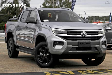 Silver 2025 Volkswagen Amarok Dual Cab Utility Panamericana Tdi600 4Motion