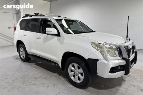 White 2010 Toyota Landcruiser Prado Wagon Gxl (4X4)