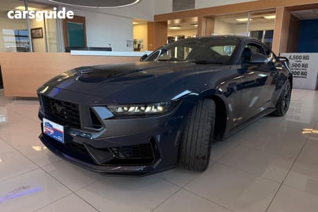 Blue 2024 Ford Mustang Fastback Dark Horse