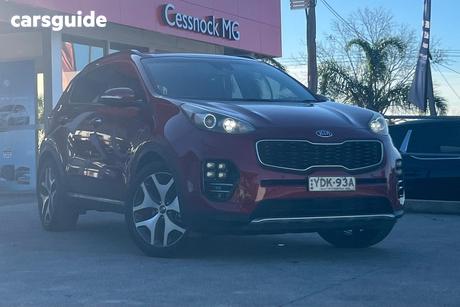Red 2017 Kia Sportage Wagon Gt-Line (Awd)