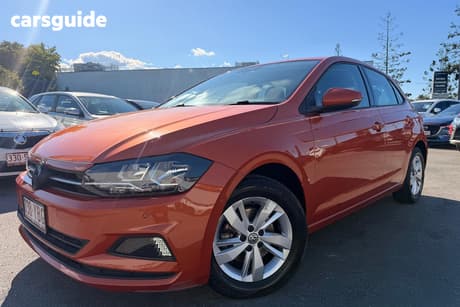 Orange 2018 Volkswagen Polo Hatchback 85Tsi Comfortline