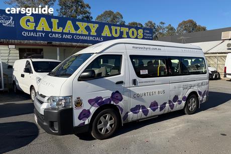 White 2018 Toyota HiAce Bus Commuter