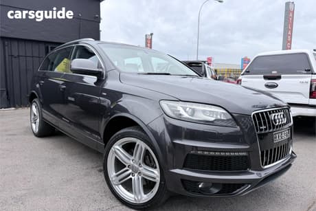 Grey 2012 Audi Q7 Wagon 3.0 Tdi Quattro