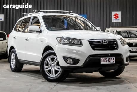White 2011 Hyundai Santa FE SUV ELITE CRDI (4X4) CM MY10