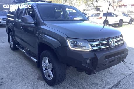 Grey 2017 Volkswagen Amarok Dual Cab Utility V6 Tdi 550 Highline