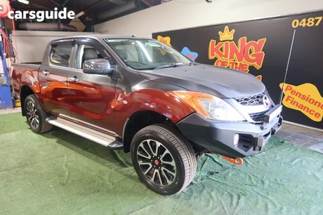 Red 2012 Mazda BT-50 Dual Cab Utility Xtr (4X4)