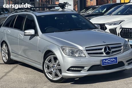 Silver 2010 Mercedes-Benz C250 Wagon Cgi Elegance