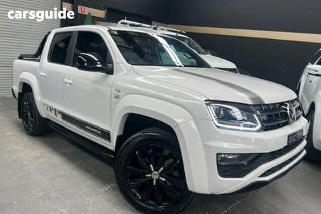White 2019 Volkswagen Amarok Dual Cab Utility Tdi550 Highline Black 4Motion