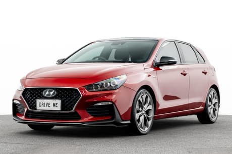 Red 2022 Hyundai I30 Hatchback N Line Premium
