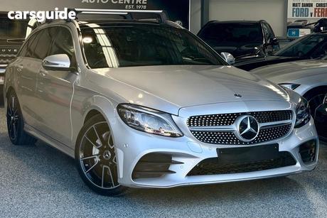 Silver 2019 Mercedes-Benz C200 Estate Eq (Hybrid)