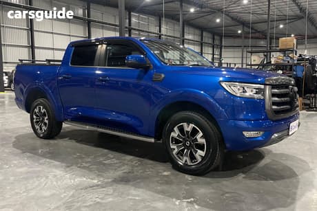 Blue 2021 GWM UTE Dual Cab Utility Cannon (4X4)