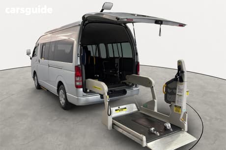 Silver 2007 Toyota HiAce Commercial WELCAB