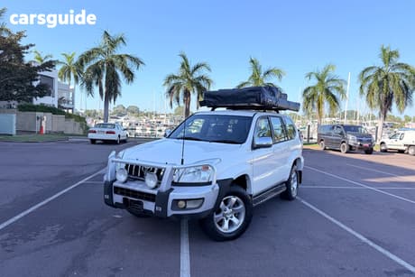 White 2003 Toyota Landcruiser Prado Wagon Gxl (4X4)