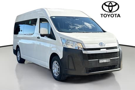 White 2020 Toyota HiAce Bus Slwb Commuter (12 Seats)