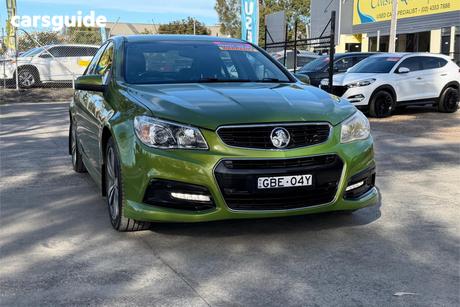 Green 2015 Holden Commodore Sedan Sv6