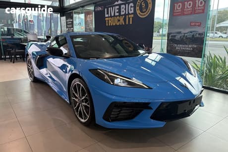 Blue 2024 Chevrolet Corvette Convertible Stingray 3Lt