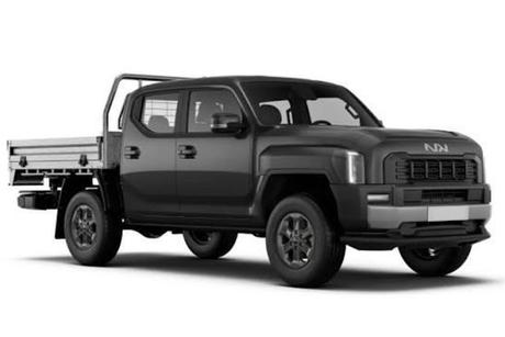 Grey 2025 Kia Tasman Double Cab Pick Up Sx (4X4) (Std) Body Fender
