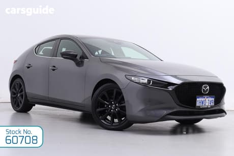 Grey 2023 Mazda 3 Hatchback G25 Evolve Sp
