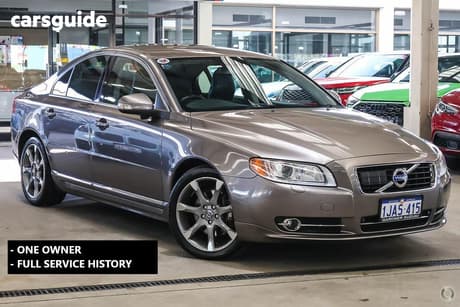 Grey 2012 Volvo S80 Sedan T6 R-Design Awd