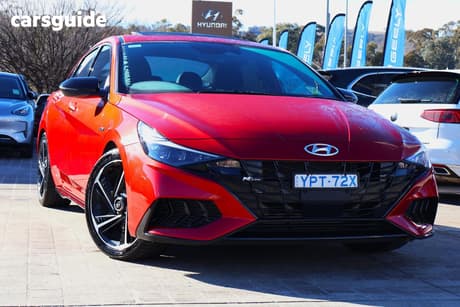 Orange 2021 Hyundai I30 Sedan N Line Premium