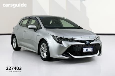 Silver 2019 Toyota Corolla Hatchback Ascent Sport (Hybrid)