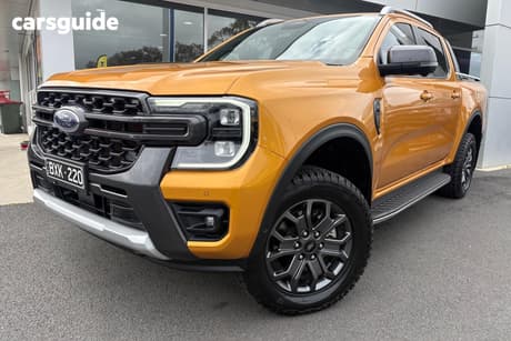 Yellow 2022 Ford Ranger Double Cab Pick Up Wildtrak 3.0 (4X4)
