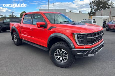 Orange 2022 Ford F-150 Ute Tray RAPTOR