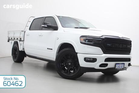 White 2022 RAM 1500 Crew Cab Utility Limited