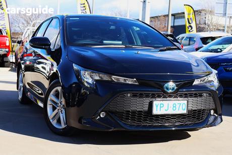 Black 2021 Toyota Corolla Hatchback Sx Hybrid