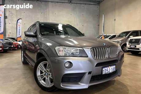Grey 2011 BMW X3 Wagon Xdrive 30D