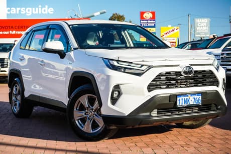 White 2024 Toyota RAV4 Wagon Gx (2Wd) Hybrid