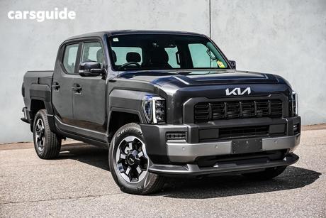 Grey 2025 Kia Tasman Double Cab Pick Up Sx+ (4X4) (Std) Black Fender