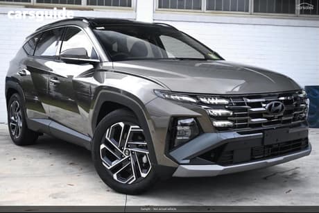 Grey 2026 Hyundai Tucson Wagon Premium Hybrid (Awd)