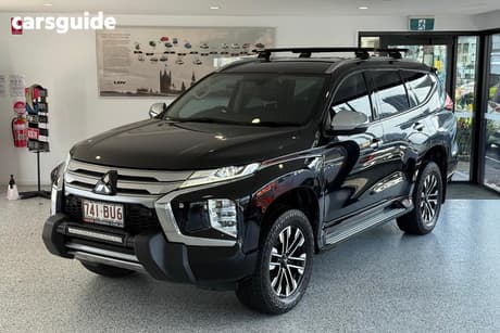Black 2021 Mitsubishi Pajero Sport Wagon Exceed (4Wd) 7 Seat
