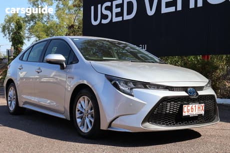 Silver 2022 Toyota Corolla Sedan Ascent Sport Hybrid