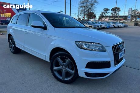 White 2013 Audi Q7 Wagon 3.0 Tdi Quattro