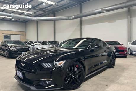 Black 2015 Ford Mustang Coupe Fastback 2.3 Gtdi