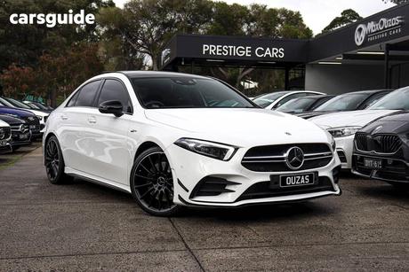 White 2021 Mercedes-Benz A35 Sedan 4Matic