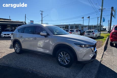 Silver 2023 Mazda CX-8 SUV G25 TOURING (FWD)