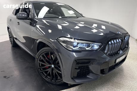 Grey 2022 BMW X6 Coupe Xdrive30D M Sport