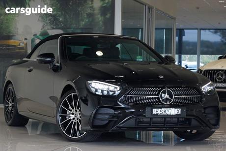 Black 2021 Mercedes-Benz E300 Cabriolet