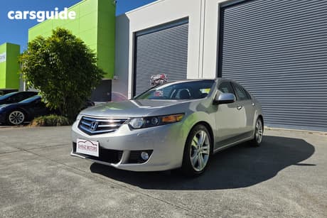 Silver 2010 Honda Accord Euro Sedan Luxury