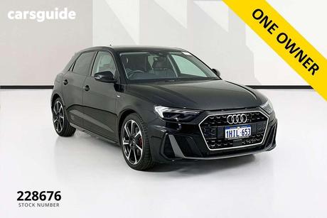 Black 2021 Audi A1 Sportback 40 Tfsi S Line S Tronic