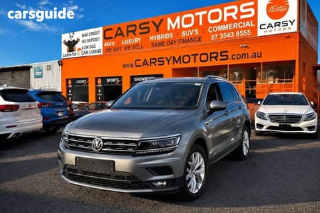 Grey 2018 Volkswagen Tiguan SUV ALLSPACE 132 TSI COMFORTLINE 5NA MY19