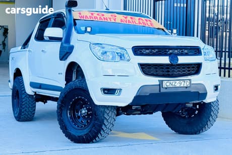 White 2013 Holden Colorado Crew Cab Pickup Ltz (4X4)