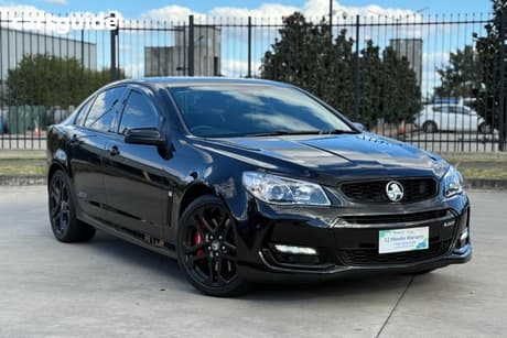 Black 2017 Holden Commodore Sedan Ss-V Redline