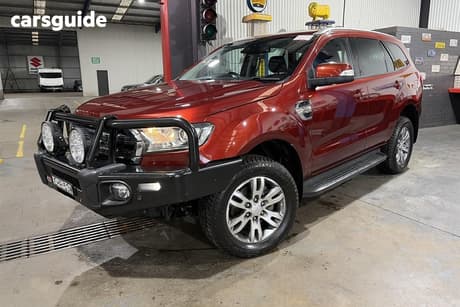 Red 2015 Ford Everest Wagon Trend