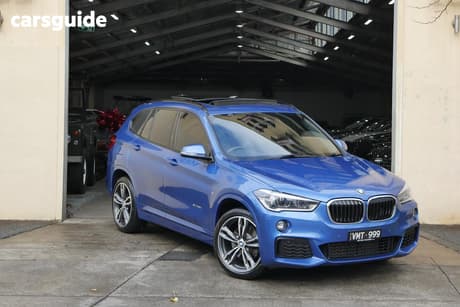 Blue 2018 BMW X1 Wagon Xdrive 25I