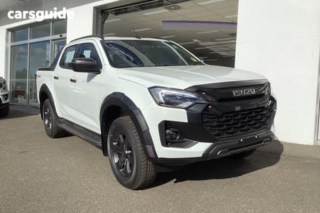 White 2026 Isuzu D-MAX Crew Cab Utility X-Terrain (4X4)